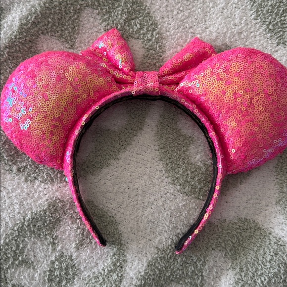 BBBrooke Pink Sequin Bow Mickey Headband - Picture 4 of 4